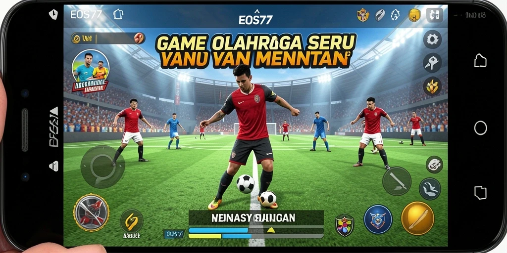 Tampilan menarik dari gameplay EOS77 yang penuh aksi olahraga.