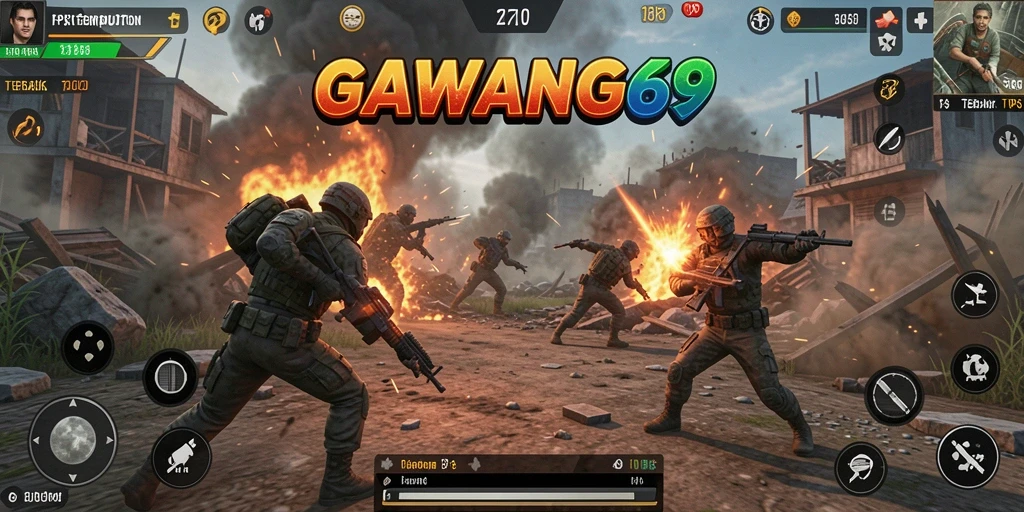 Tampilan gameplay GAWANG69 yang menegangkan dan penuh aksi.