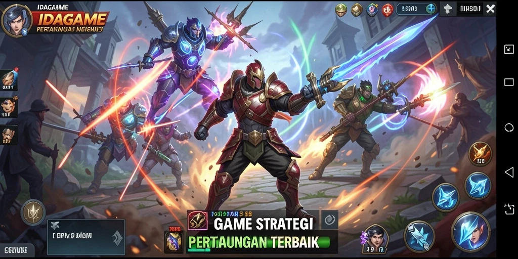 Tampilan gameplay menarik di IDAGAME menantang para pemain dalam pertempuran strategi.