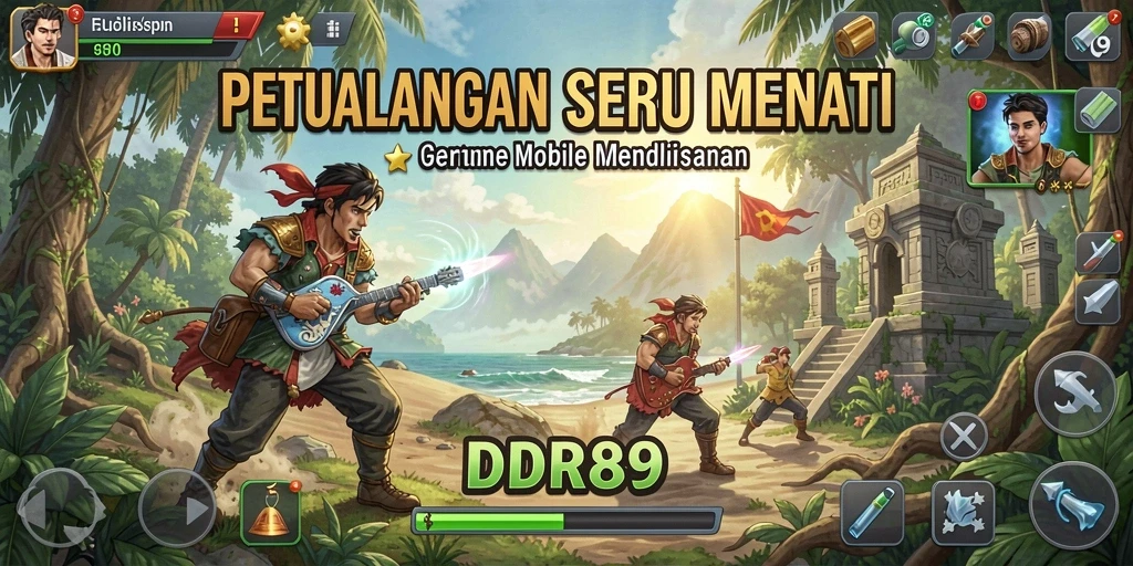 Tampilan gameplay petualangan seru di IDR89 yang menakjubkan.