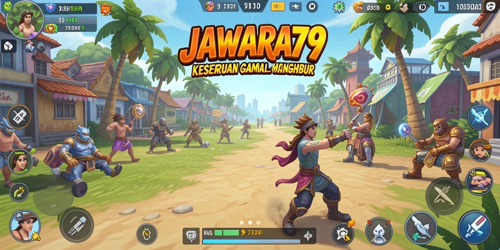 Tampilan gameplay seru dan menarik di JAWARA79.