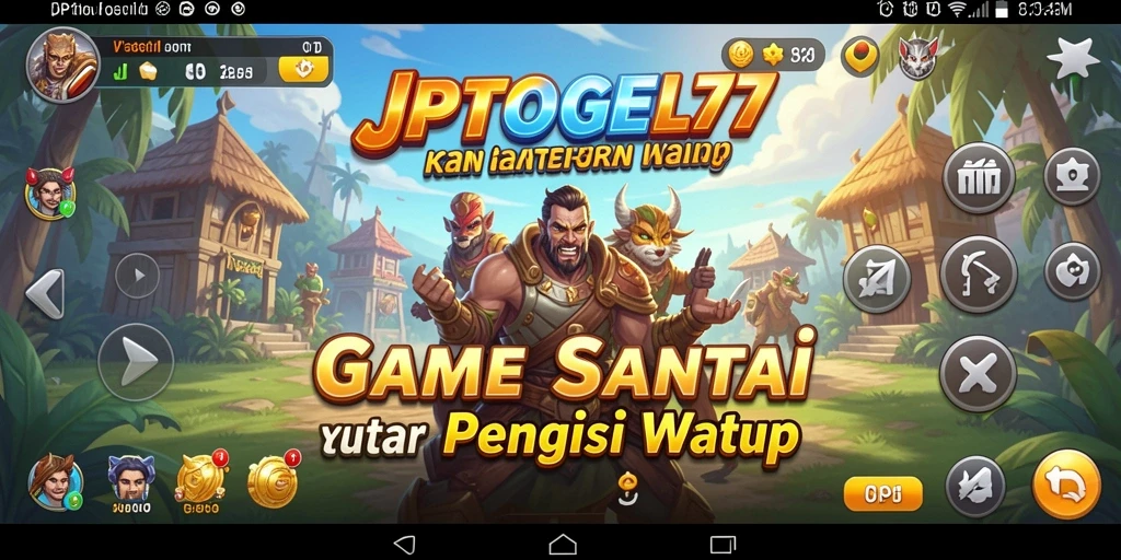 Screenshot utama dari gameplay <strong>JPTOGEL77</strong> yang menarik dan penuh warna.