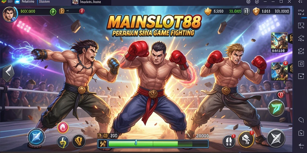 Tampilan menyeramkan dari pertarungan di MAINSLOT88 dengan karakter pemenang.