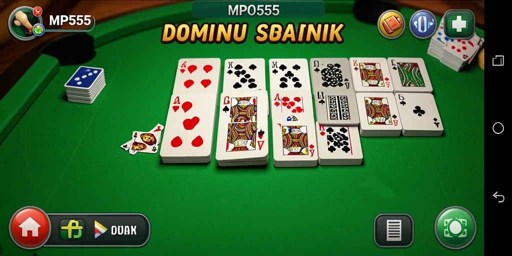 Tampilan gameplay seru dalam MPO555 dengan teman-teman.