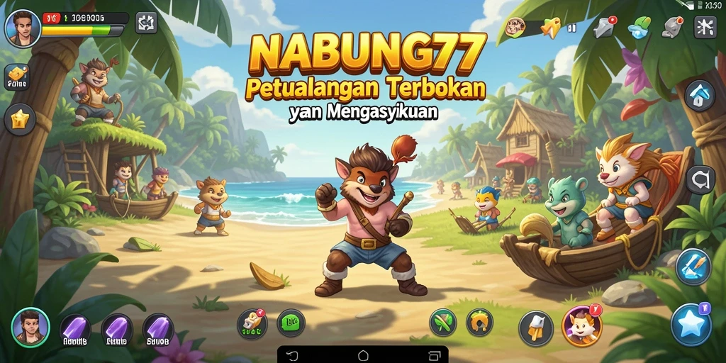 Tampilan gameplay NABUNG77 yang menarik dalam dunia Open World.