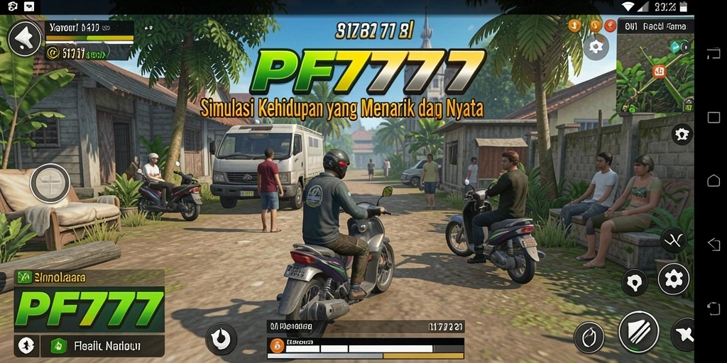 Tampilan gameplay PF777 yang menarik dan nyata.