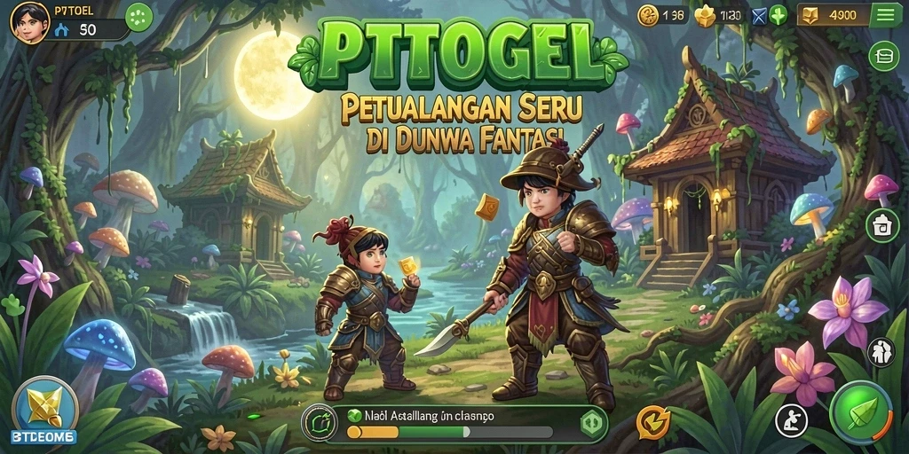 Tampilan gameplay menegangkan dalam petualangan seru PTTOGEL.