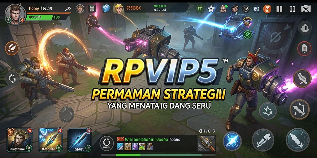 Screenshot gameplay RPVIP5 menampilkan aksi strategi yang seru dan menarik.