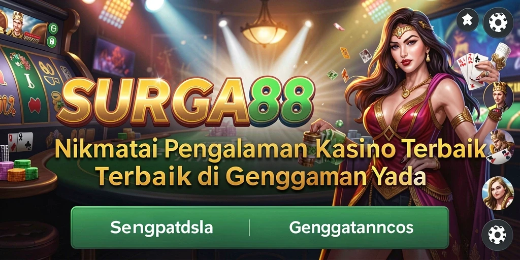 Tampilan menarik dari gameplay Kasino SURGA88.